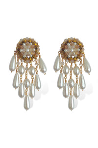JEWELRY - Paradiso Caribbean Pearl Earrings • White|gold