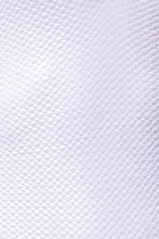 LUMINOUS - Square Neck Laced Up One Piece • Chrome White