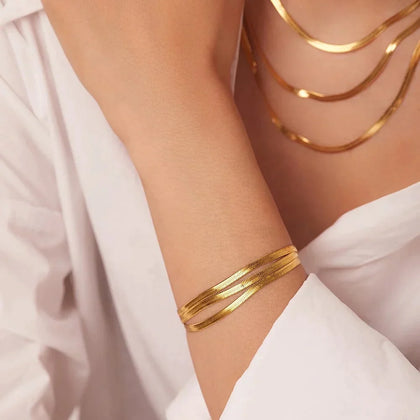 JEWELRY - Penelope Multi Layered Bracelet • Gold