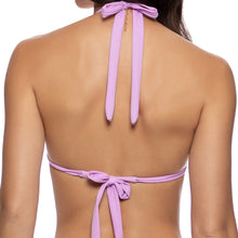 LULI CHIC - Luxe Stitch Triangle Halter Top