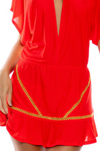 LULI CHIC - Playera Ruffle Dress • Red