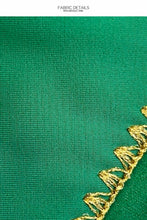 LULI CHIC - Luxe Stitch Playera V Neck Ruffle Dress • Palma