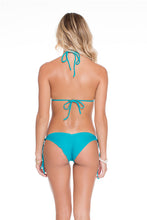 COSITA BUENA - Wavey Triangle Top & Wavey Brazilian Tie Side Ruched Back • Exuma