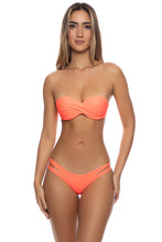 COSITA BUENA - Underwire Push Up Bandeau Top & Reversible Zig Zag Open Side Moderate Bottom • Hot Mess
