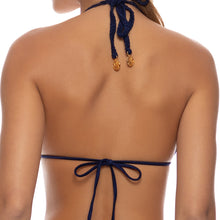 COSITA BUENA - Zig Zag Knotted Cut Out Triangle Top
