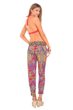 COSITA BUENA - Seamless Plunge Underwire Push Up Top & Smocked Gipsy Pant • Multicolor