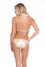 COSITA BUENA - Halter Top & Side Tab Seamless Full Bottom • White