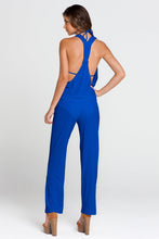 COSITA BUENA - T Back Long Jumpsuit • Electric Blue