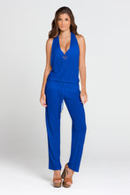 COSITA BUENA - T Back Long Jumpsuit • Electric Blue