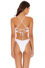 COSITA BUENA - Underwire Top & High Leg Bottom • White