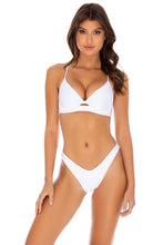 COSITA BUENA - Underwire Top & High Leg Bottom • White