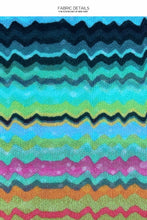 HOLA VERANO! - Wavy Tunnel Bandeau Top & Scrunch Up Mini Skirt • Multicolor