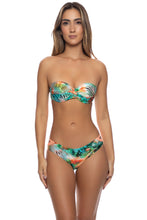 MIAMI NICE - Underwire Push Up Bandeau Top & Crochet Cut Out Triangle Top • Multicolor