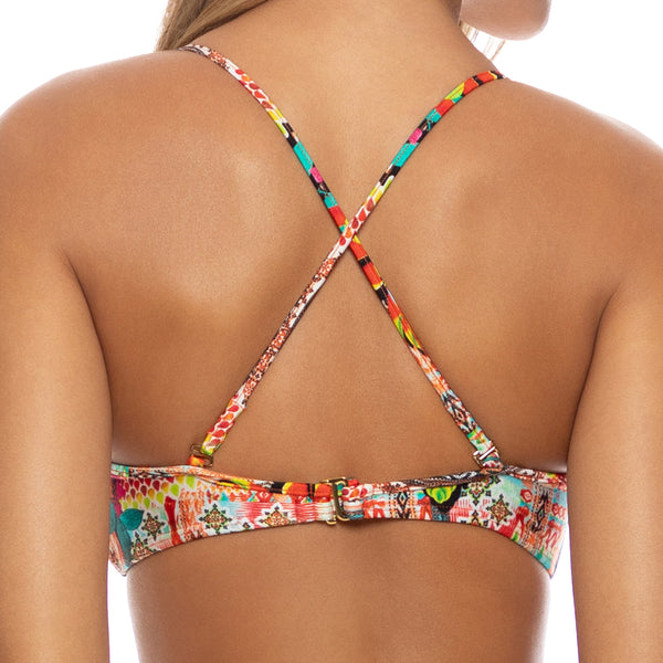 CHASING WATERFALLS - Criss Cross Sporty Bra