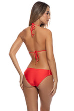 PINEAPPLE FIELDS - Triangle Top & Full Bottom • Luli Red