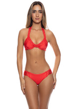PINEAPPLE FIELDS - Weave Underwire Top & Full Bottom • Luli Red