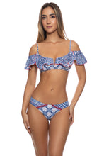 NAUGHTY GIRL - V Ruffle Top & Full Bottom • Multicolor