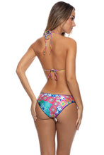 BEAUTIFUL MESS - Wavy Triangle Top & Full Bottom • Multicolor