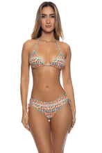 ALMERIA - Triangle Top & Drawstring Side Full Bottom • Multicolor