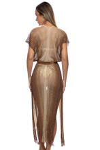 SUNSHINE ADDICT - Long Caftan • Multi Brown