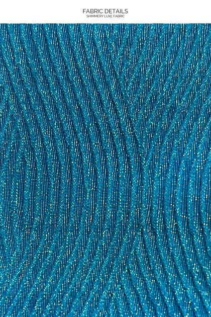 TORNASOL - Seamless Triangle Top & Seamless Ruched Back Brazilian Tie Side Bottom • Azure Influencer