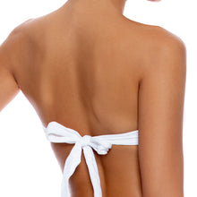 LULI ADORE - Wavy Luxe Stitch Free Form Bandeau Top