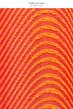 OLAS - Seamless Triangle Top & Seamless Ruched Back Brazilian Tie Side Bottom • Orange Influencer