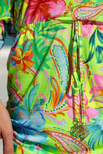 HIBISCUS DREAM - Cabana V Neck Dress • Multicolor