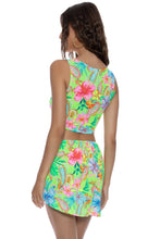 HIBISCUS DREAM - Ring Crop Top & Ring Mini Skirt • Multicolor
