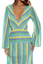 ISLAND BLUES - Long Dress • Multicolor