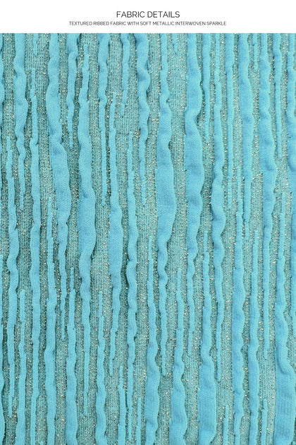 VIBRAS - Open Side One Piece Bodysuit • Aqua