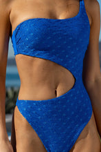 BRILLA - One Shoulder Asymmetrical Bodysuit • Electric Blue
