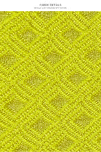 BRILLA - Triangle Halter Top & Seamless Full Tie Side Bottom • Neon Yellow