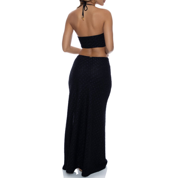 BRILLA - Double Loop Bandeau Long Dress