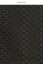 WAVY BABY - Seamless Triangle Top & Seamless Wavy Ruched Back Brazilian Tie Side Bottom • Black