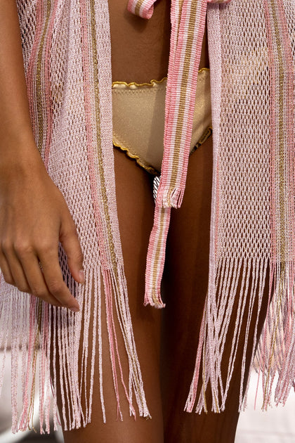 ETHEREAL QUEEN - Short Caftan • Rose Pink