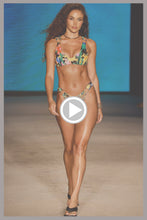 LOVE BY THE SUN - Wide Strap Ring Underwire Top & Ring Strappy Ruched Back Bottom • Multicolor Runway