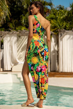 LOVE BY THE SUN - Asymmetrical Cut Out Maxi Dress • Multicolor