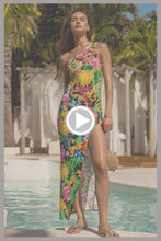 LOVE BY THE SUN - Asymmetrical Cut Out Maxi Dress • Multicolor