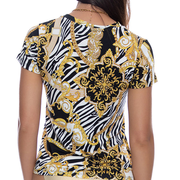 GODDESS VIBES - V Neck T Shirt