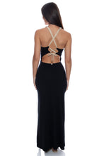 SAIL ON - Braided Long Dress • Black