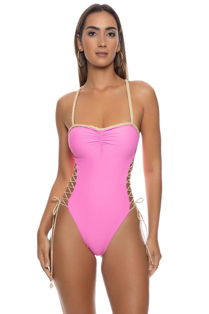 SAIL ON - Braided One Piece • Pink