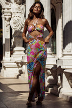 SHE'S CUTE - Double Loop Bandeau Long Dress • Multicolor