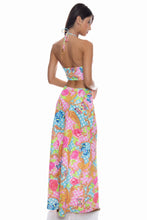 SHE'S CUTE - Double Loop Bandeau Long Dress • Multicolor