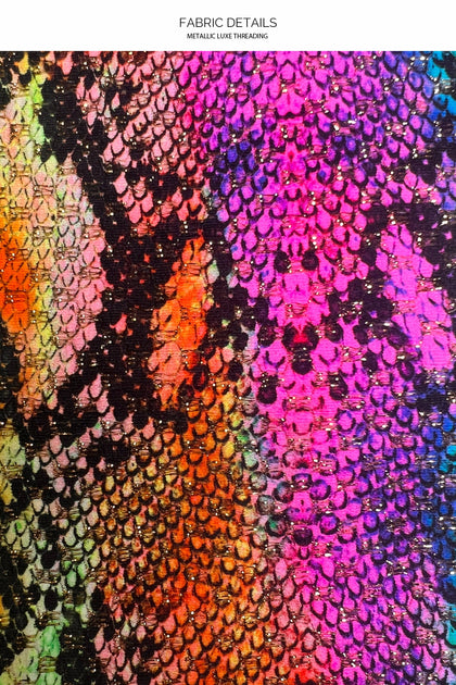 ELECTRIC SKIN - Seamless Triangle Top & Seamless Wavy Ruched Back Brazilian Tie Side Bottom • Multi Neon