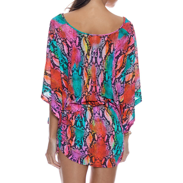 ELECTRIC SKIN - Cabana V Neck Dress