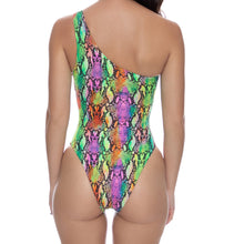 ELECTRIC SKIN - Asymmetrical Cut Out Ring Bodysuit