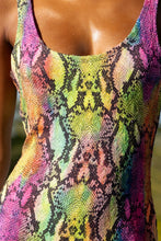 ELECTRIC SKIN - Tank Dress • Multi Neon