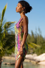 ELECTRIC SKIN - Tank Dress • Multi Neon