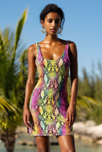 ELECTRIC SKIN - Tank Dress • Multi Neon